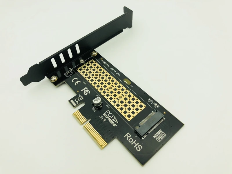 M.2 NVMe SSD NGFF к PCI E X4 адаптер PCIE M2 Raiser M ключ интерфейс карта поддержка Express 3 0x4 2230 2280