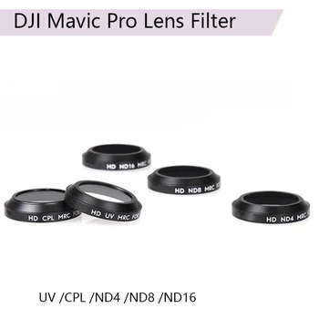 

Lens Filter UV CPL ND4 ND8 ND16 Polarizer Filters for DJI Mavic Pro Platinum Drone Accessories Camera Gimbal for DJI Mavic Pro