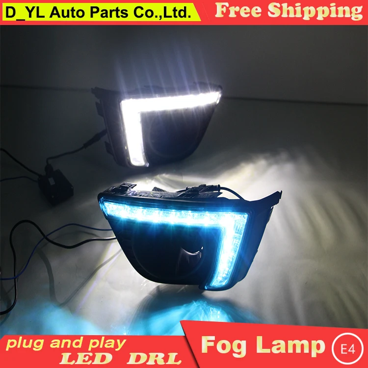 Car Styling Daytime Running Lights for Honda Fit LED DRL 2013 2015 Fit