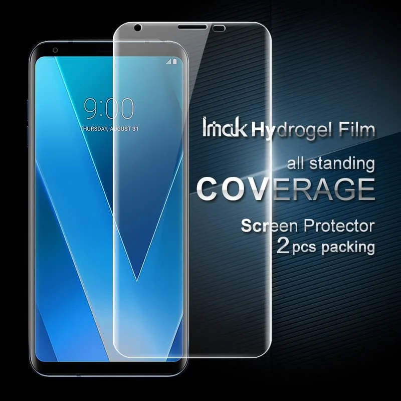 

IMAK 2PCS Packing for LG V30 Soft Hydrogel Full Screen Protector Shield Film