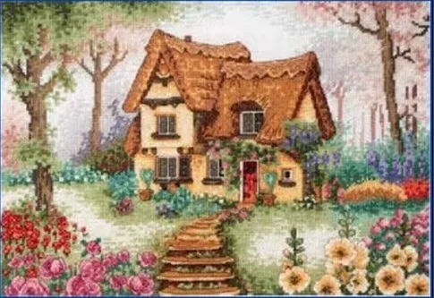 CS-987 cross stitch kit dream house home cottage.jpg
