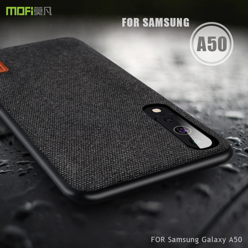 Чехол MOFi для Samsung Galaxy A50 чехол A30 A70 тканевый накладка|Бамперы| |