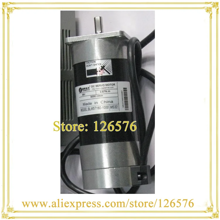 

180w Servo motor BLM57180-1000 Leadshine Brushless DC Servo Motor 36VDC 0.57N.m 3000 rpm Servo motor