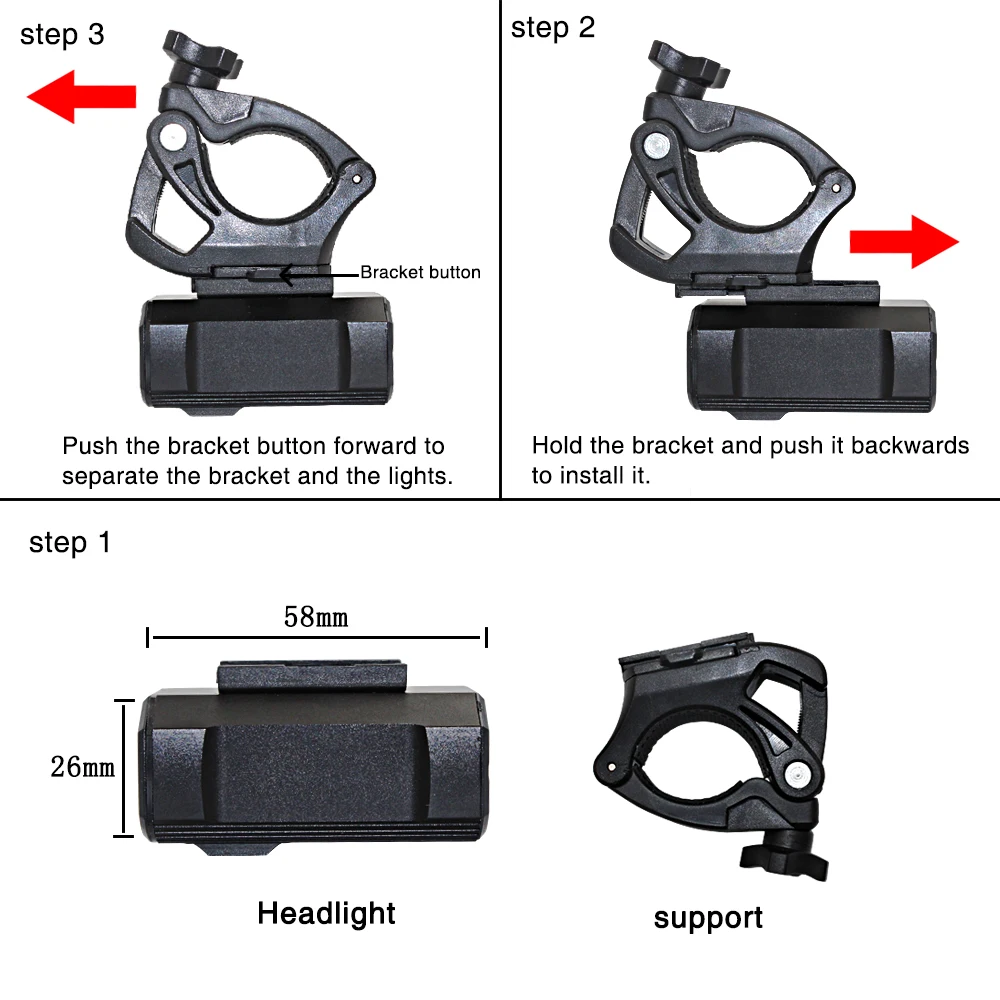 Usb Rechargeable Bike Light (7)