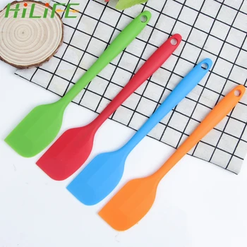 

HILIFE Silicone Pastry Spatula Mixing Batter Scraper Butter Mixer Cake Brush Cake Cream Butter Spatula Baking Pastry Tools