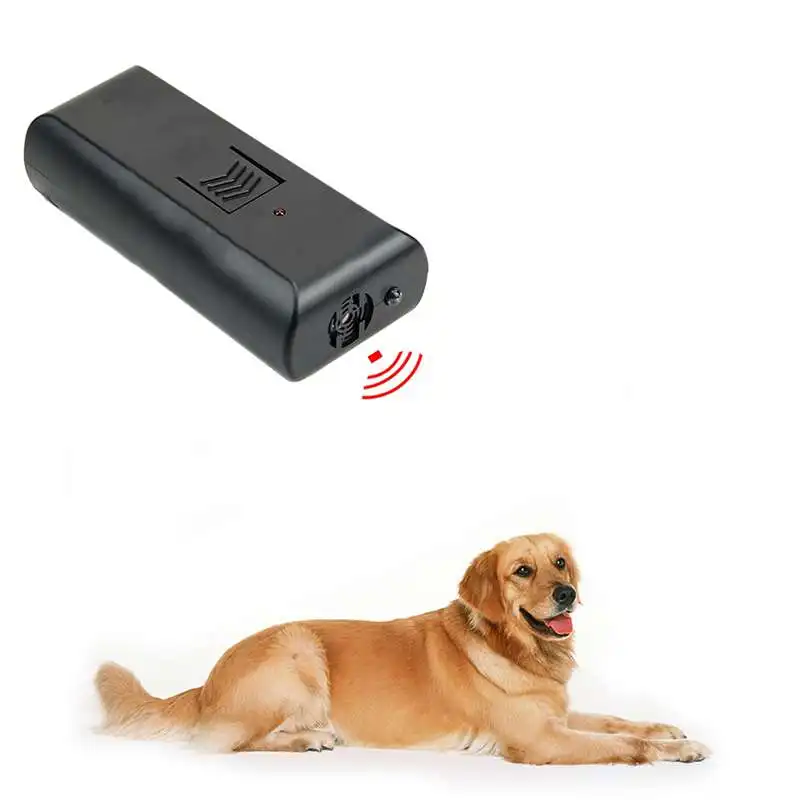 

3 in 1 Anti Barking Stop Bark Ultrasonic Pet Dog Repeller Training Device Trainer With LED