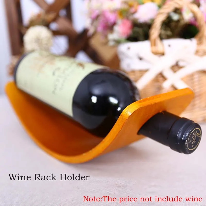 2015 Wooden bridge pattern Single Wine Bottle Hold...