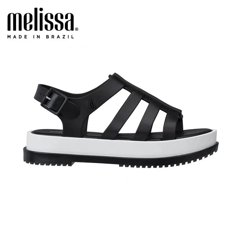 Melissa/женские босоножки; бразильская женская прозрачная обувь; Летняя женская повседневная прозрачная обувь; сандалии Melissa