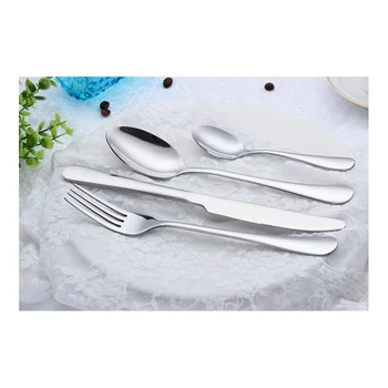 

12 Pcs / set Dinnerware Set top Stainless Steel Dinner Knife and Fork Cutlery Set With Gift Box