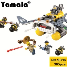 Фотография [Yamala]10716 Ninjagoe Movie Thunder Swordsman Plane Building Blocks Bricks 365pcs Compatible With Legoing Toys For Gift Boy 