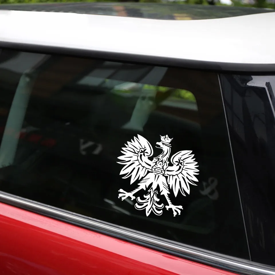 Cunymagos Polish Eagle Poland Symbol Fashion Car Stickers Animal Pattern Car Styling Decal Sticker Auto Motorcycle 15.2CM15 (7)