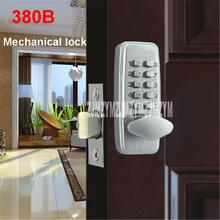 380B mecânica keyless digital teclado código locker trava de segurança de entrada de Casa Material de aço inoxidável 35-50mm espessura da porta