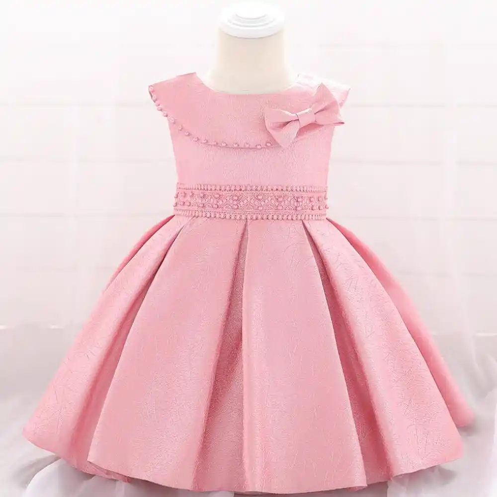 Vestido De Ano Nuevo Para Nina Recien Nacida Vestido De Bautizo Primer Vestido De Cumpleanos Para Bebe Vestidos De Perlas Para Bebe Aliexpress