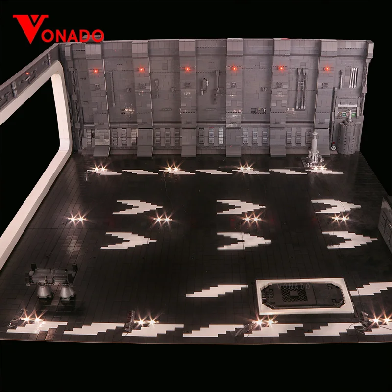 Светодиодный светильник для Star Wars Star UCS Сокол Миллениум док-отсек 327 вешалка MOC для 05132 75192 крафт Weckt Сокол