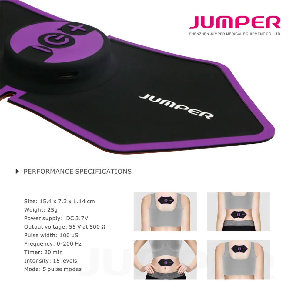 Jumper wireless electronic Pluse Stimulator,JPD-TN001 electro therapy pain relief tens unit Transcutaneous for back leg shoulder (12)