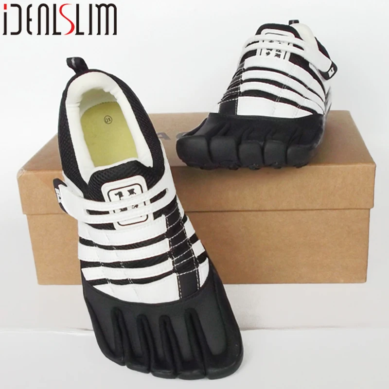 

IDEALSLIM Five Toe Shoes Men 5 Toe Sneakers Five Fingers Walking Shoes Breathable and Lightweight