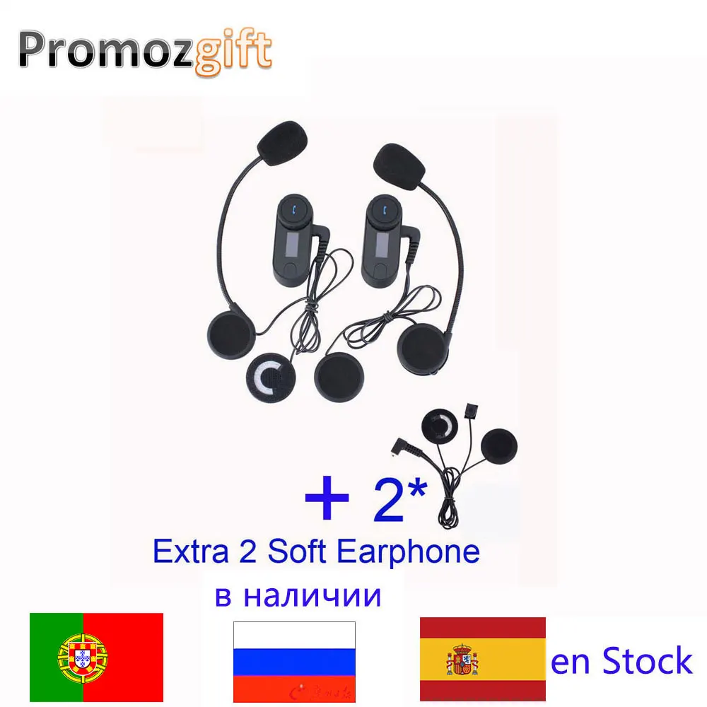 

Ship from Russia 2PCS TCOM-SC moto intercomunicador HiFi BT intercom motorcycle helmet bluetooth intercom headset