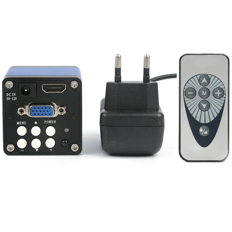 

13MP Upgrade 720P 14MP HDMI VGA 60f/s IR Remote Control Industrial Video Microscope Camera For Phone PCB Soldering Repair