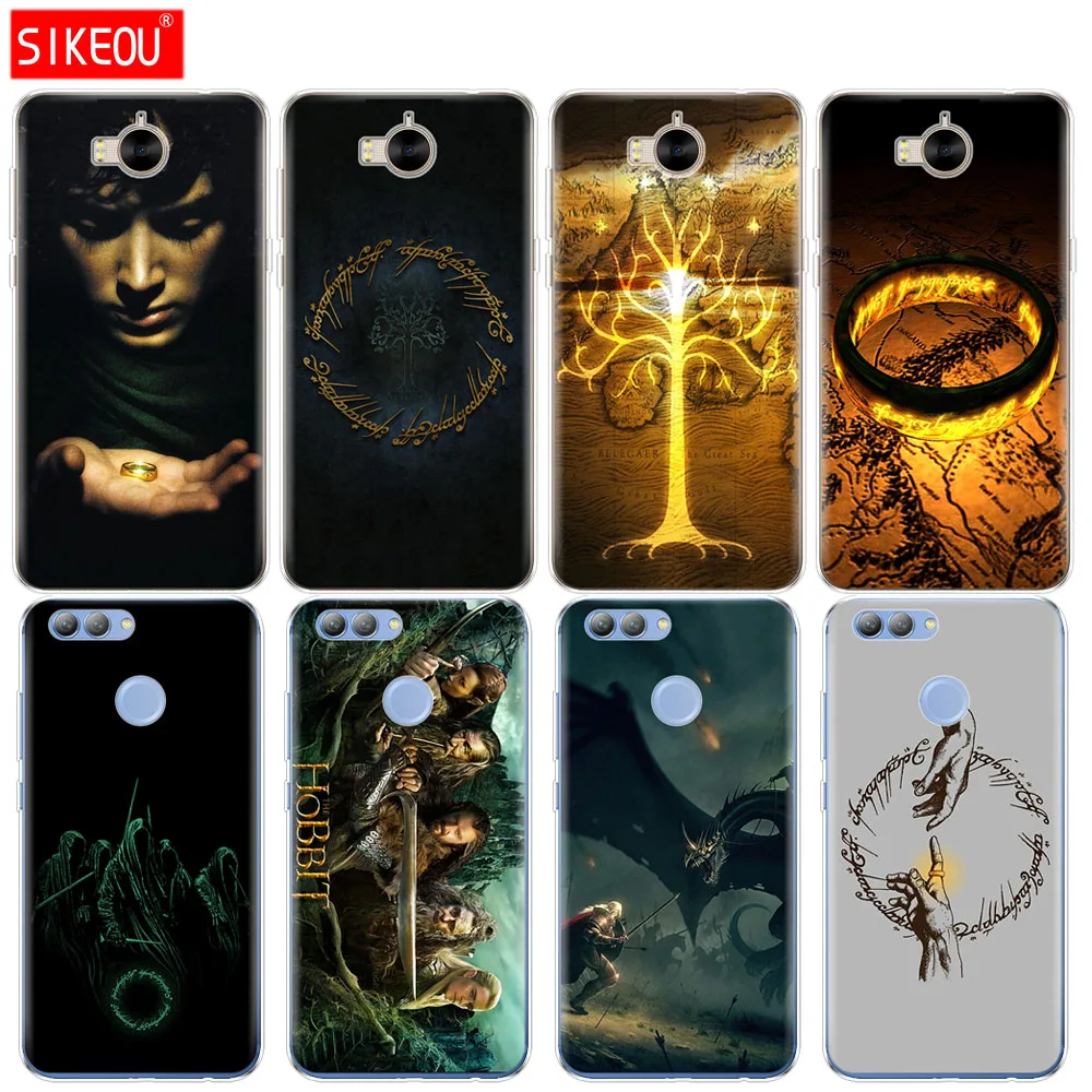 

Silicone phone Cover Case for huawei Y3 Y6 Y5 2 II 2017 nova 2s 2 LITE plus Lord Of The Rings