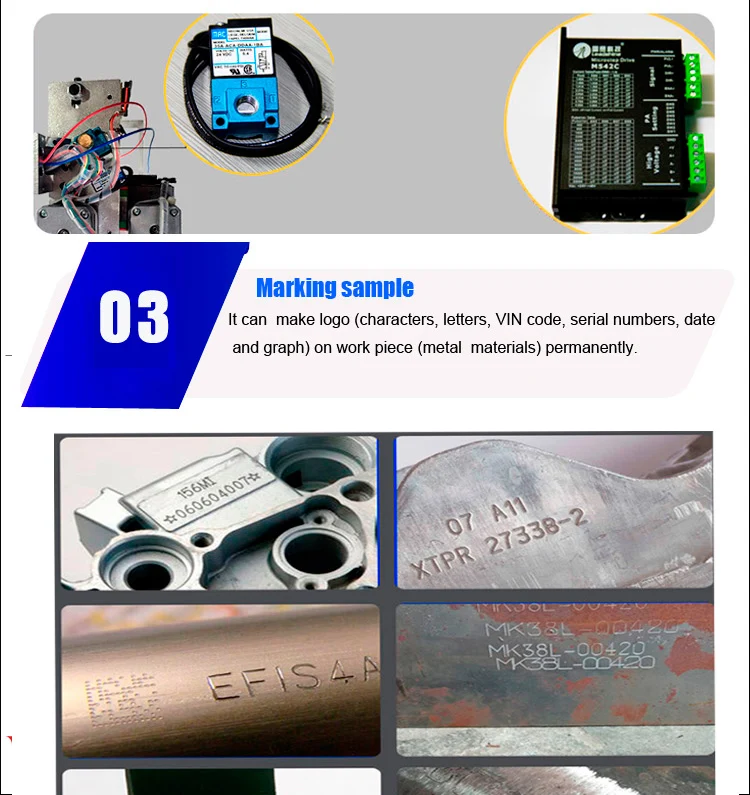 CNC пневматическая металлическая машина для штамповки букв