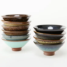 50 мл японский стиль аутентичный Исин фиолетовая глиняная чашка для чая грубая керамика чашка чая, кружка мастер чашка чайный набор Кунг-Фу Цзянь Чжан шляпа чашка