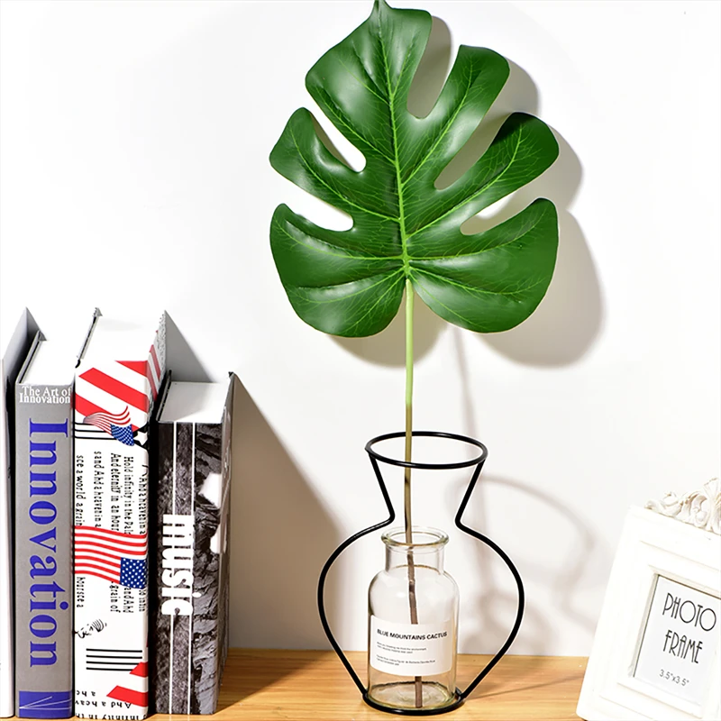 

Nordic Style Black Iron Art Wire Vases Flowerpot Wedding Home Decoration Accessories For Living Room