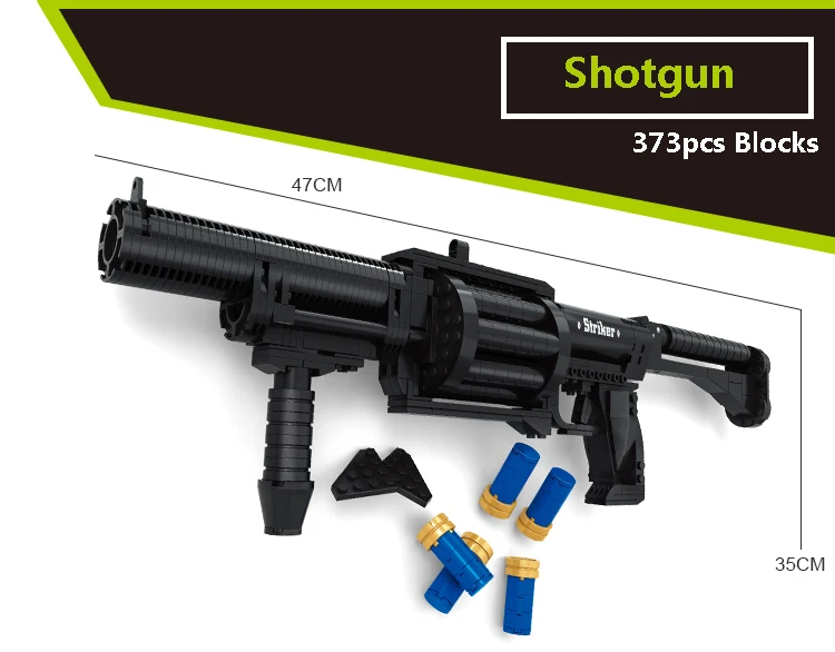 Ausini Новые Развивающие кирпичи DIY игрушка SVD снайперский пистолет строительные