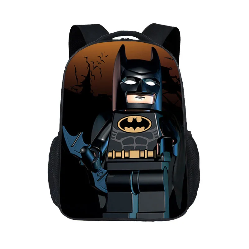 

New Fashion Children's Cartoon Bag Lego Batman Print Personality Primary School Bag Kindergarten Boy and girl Backpack