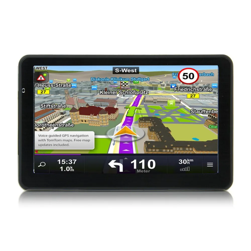  7 inch Auto Lkw GPS Navigation 256M + 8GB Kapazitiven Bildschirm FM Navigator Rückfahr Kamera Touch