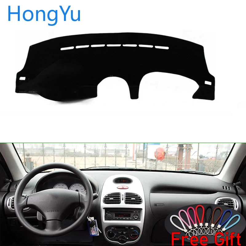  For peugeot 206 2004 - 2008 Interior Accessories Auto Car Dashboard Cover Dash Mat Board Pad Carpet