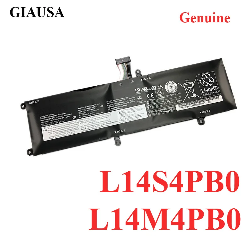 GIAUSA подлинный L14S4PB0 L14M4PB0 Аккумулятор для lenovo ThinkPad 14-I5 14-I7 14-ISK 15 i7 15-ISK спасатель