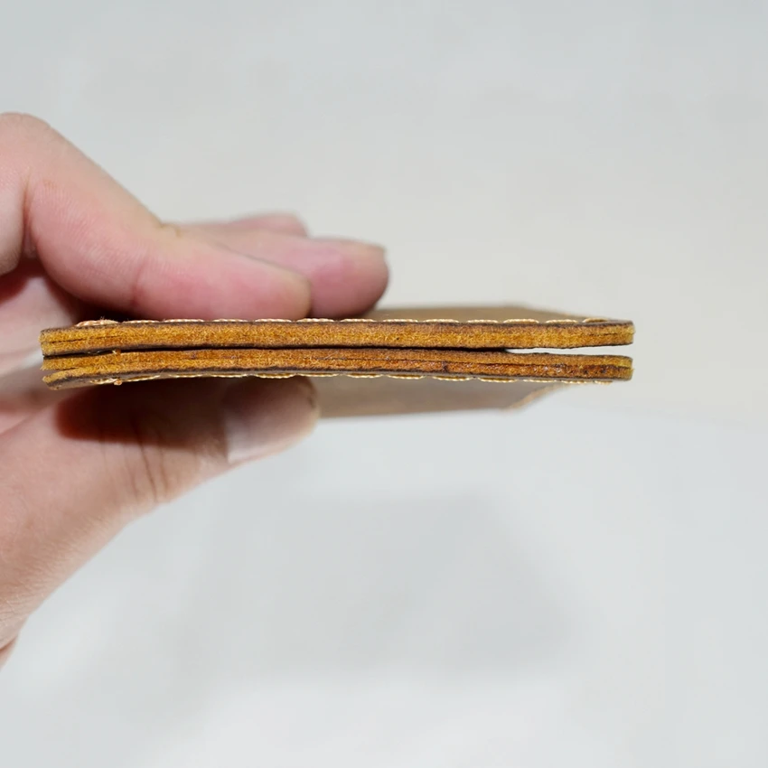 Smirnoff мужской кошелек из натуральной кожи для рубля ручной работы, тонкий мужской кошелек из воловьей кожи с именем, короткий мужской кошелек