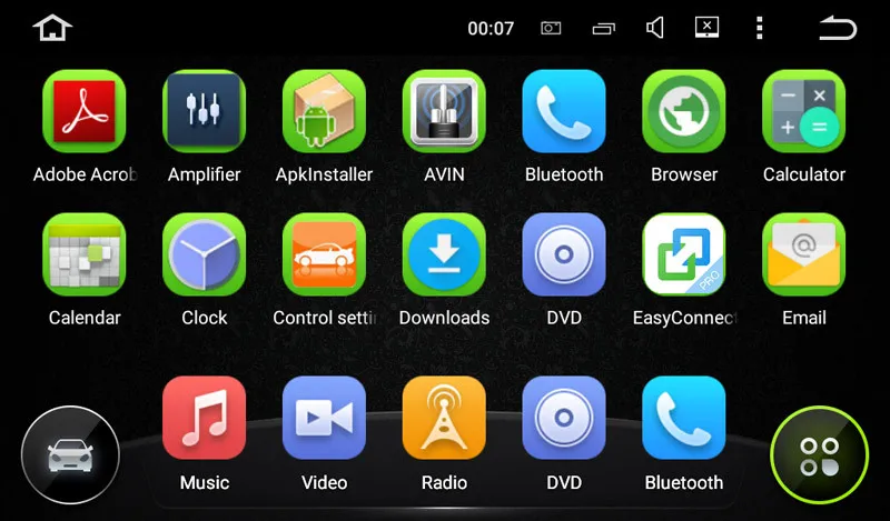Perfect Updated 10.1 inch Big Screen 4GB RAM Octa Core HD 1024X600 Android 9.0 Universal Car DVD Player Radio GPS Navigation WiFi DVR 45