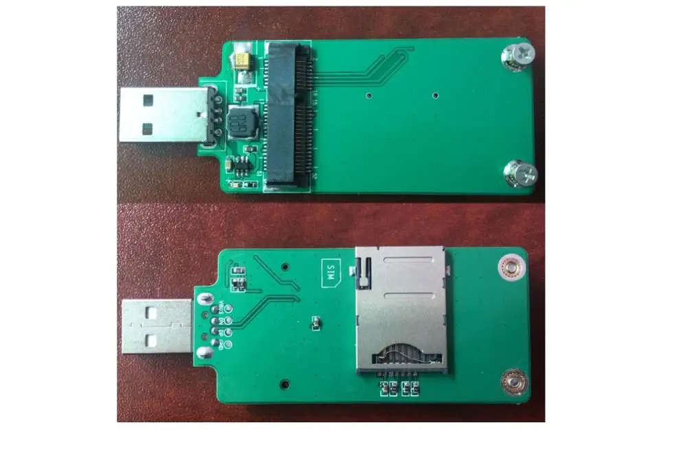 Mini PCIE USB 3G 4G module development board SIM card containing ...