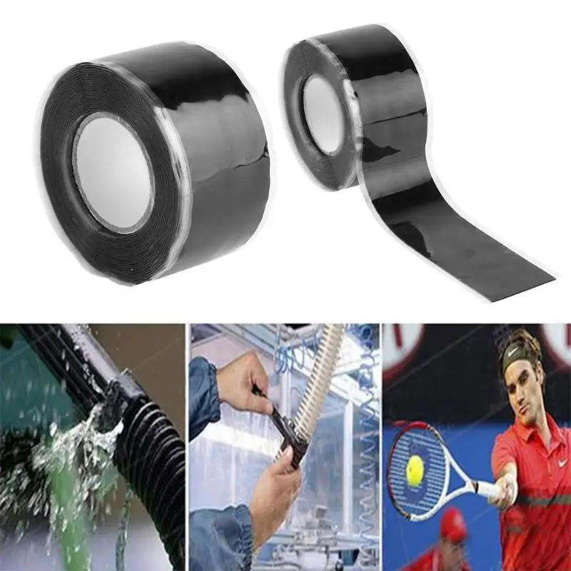 

3M Heat-Resistant Black Silicone Repair Tape Bonding Home Water Pipe Repair Tape Tools Strong Pipeline Seal Repair Hose Tape