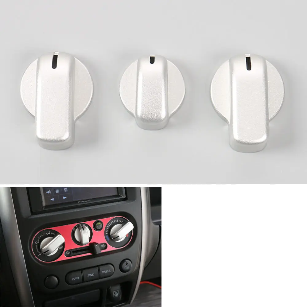 BBQ@FUKA Car Air Conditioner Adjust Switch Knob Cover Trim Aluminum AC Decor Button Car Styling Accessory For Suzuki Jimny 07 15|accessories for|accessories accessoriesaccessories for car - AliExpress