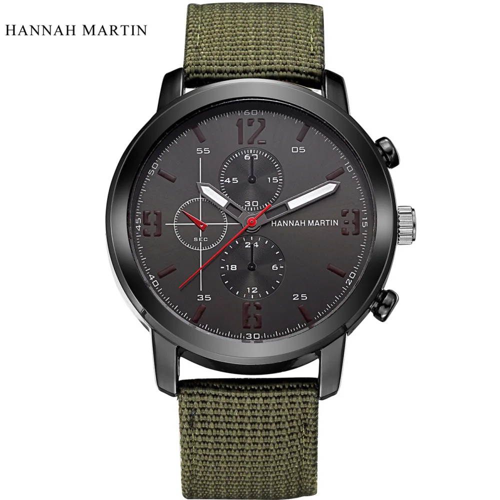 Brand Sport font b Military b font Watches Fashion Casual Quartz Watch Nylon Strap Klockor Men