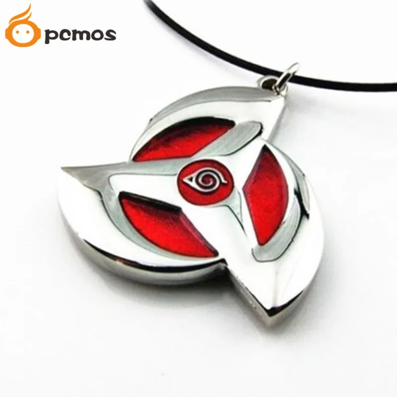 Naruto Shippuden Kakashi Mangekyo Sharingan Metal Pendant