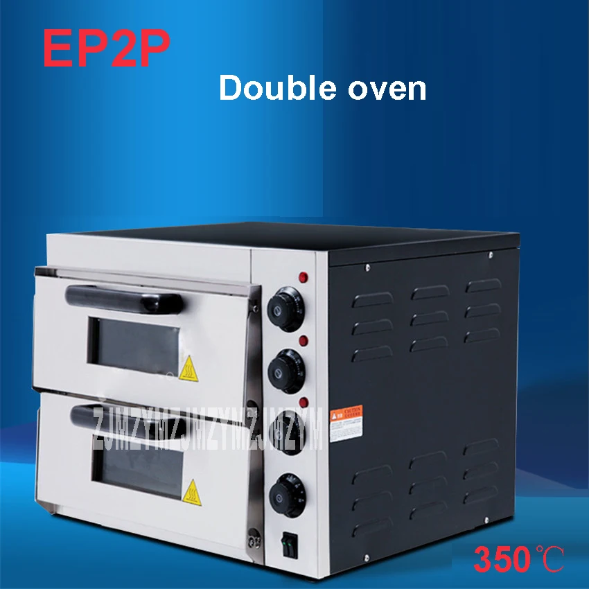 

EP2P Electric Oven For Pizza 16 inch Timer for commercial use to make bread, cake, pizza 220V/50Hz Baking size 40 * 40 * 11.5CM