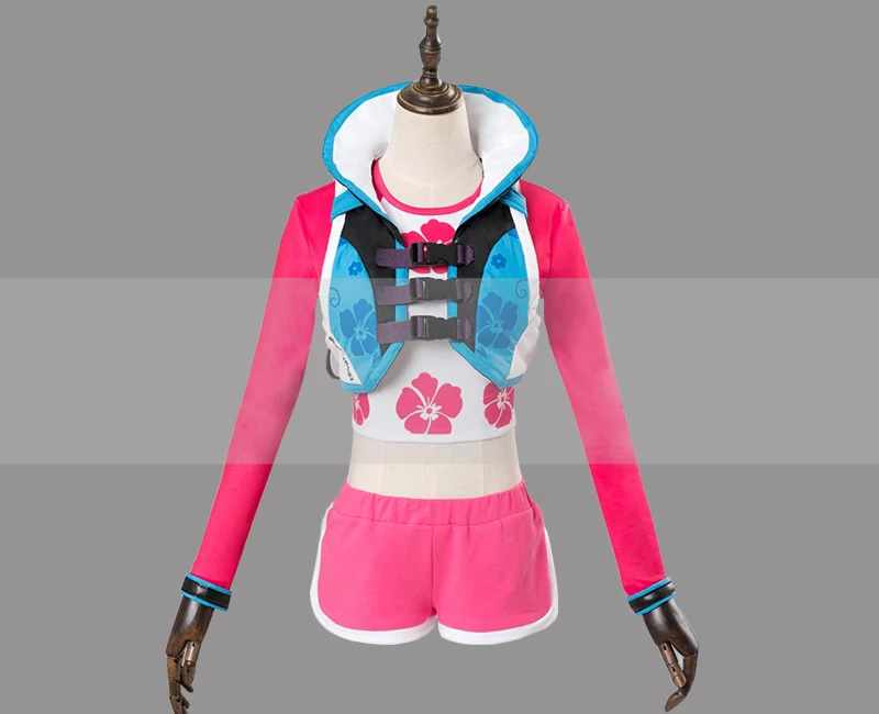 Настраиваемый костюм для косплея Overwatch Hana Song D.Va Skin Waveracer|Игровые костюмы| |