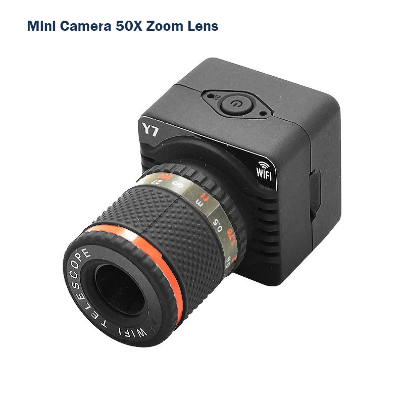 

Y7 Wifi P2P Mini Camera Mobile Phone Point-to-Point Digital Mini Camcorder Zoom Lens Wireless Wifi AP Focus Cam