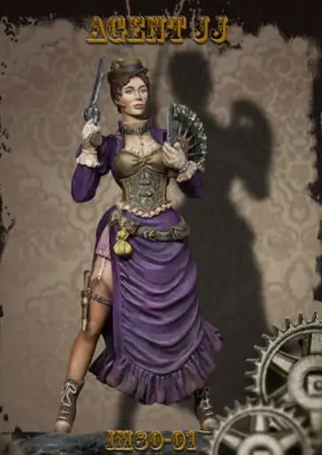 

1/22 Scale Unpainted Resin Figure Agent JJ collection figure