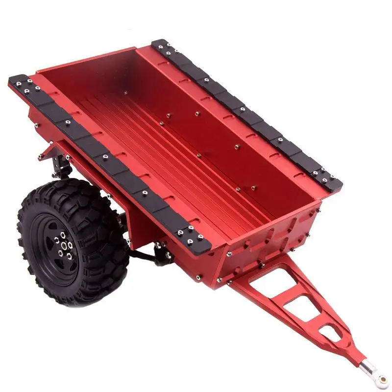 LeadingStar алюминиевый RC Hitch Mount прицеп для 1/10 RC трактор для езды по скалам автомобиль осевой SCX10 TRX4 TAMIYA CC01 D90 автомобиль Хоппер - Цвет: red