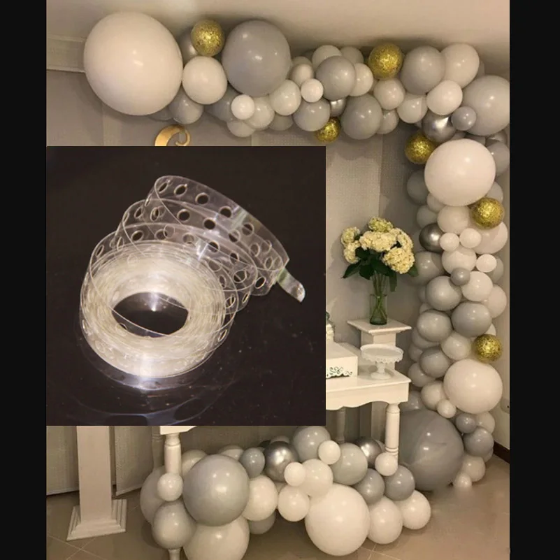 

5m x 2pcs Irregular balloon chain frame, latex balloon background balloon arch accessories wedding decoration party supplies