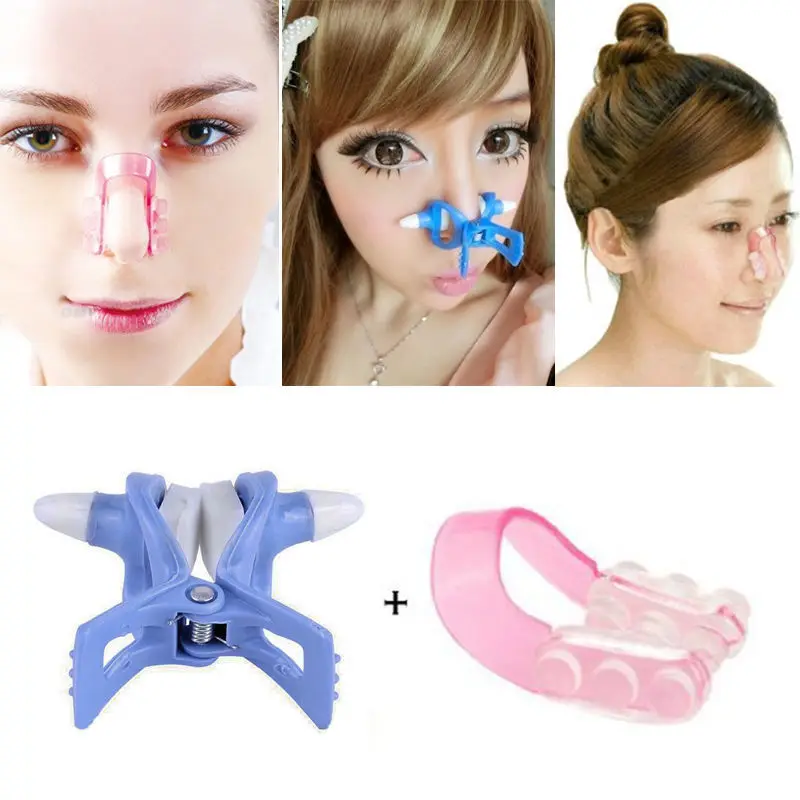 

2Pcs Nose Up Clip Bridge Lifting Shaping Shaper Clipper Straightening Beauty Nose Clip Facial Clipper Corrector Drop Shipping