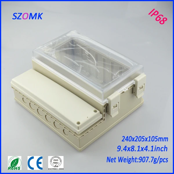 

1 piece waterproof box ip68 240*205*105mm 9.4 * 8.1 *4.1inch