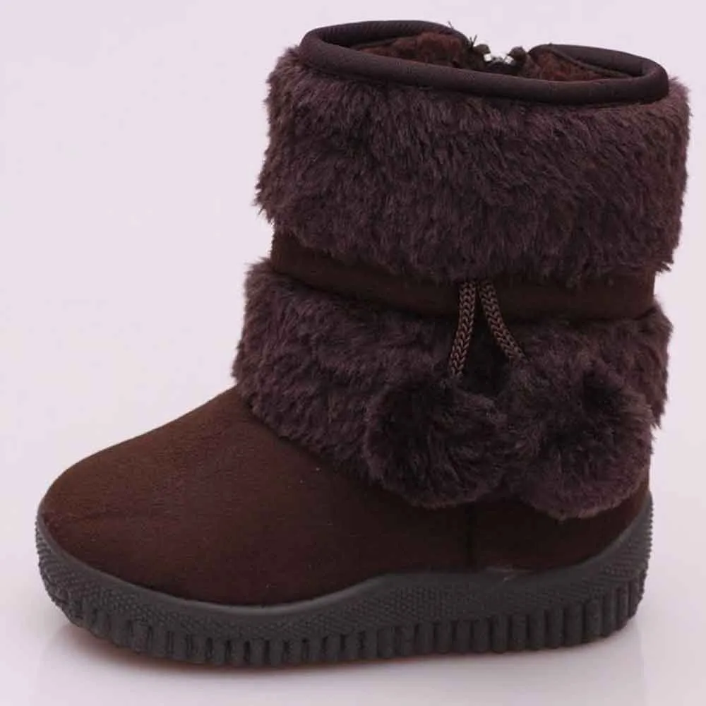

2019 Cute Warm Snow Boots Winter Baby Child Style Cotton Boot Warm Snow Boots For Baby Dropshipping boots enfant #y4