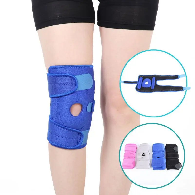 

Outdoor Sports Kneepad Side Stabilizers Open Patella Knee Pads Support Brace Protector for Arthritis Meniscus ACL LCL MCL 1 PCS