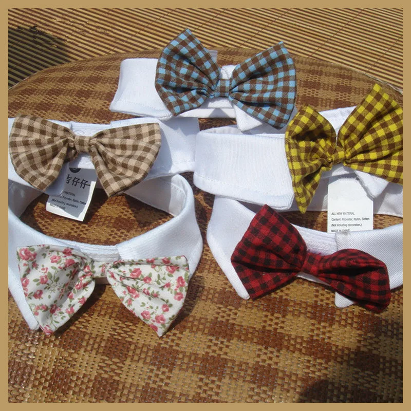 

Hot Sales Pet Supplies Red Colors Cats Dog Tie Wedding Accessories Dogs Bowtie Collar Holiday Decoration Christmas Grooming