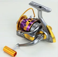 FREE SHIPPING HB7000 Ocean inshore ICE FLY CARP spinning reel 13 Ball Bearings distant wheel full metal gapless dual way handle